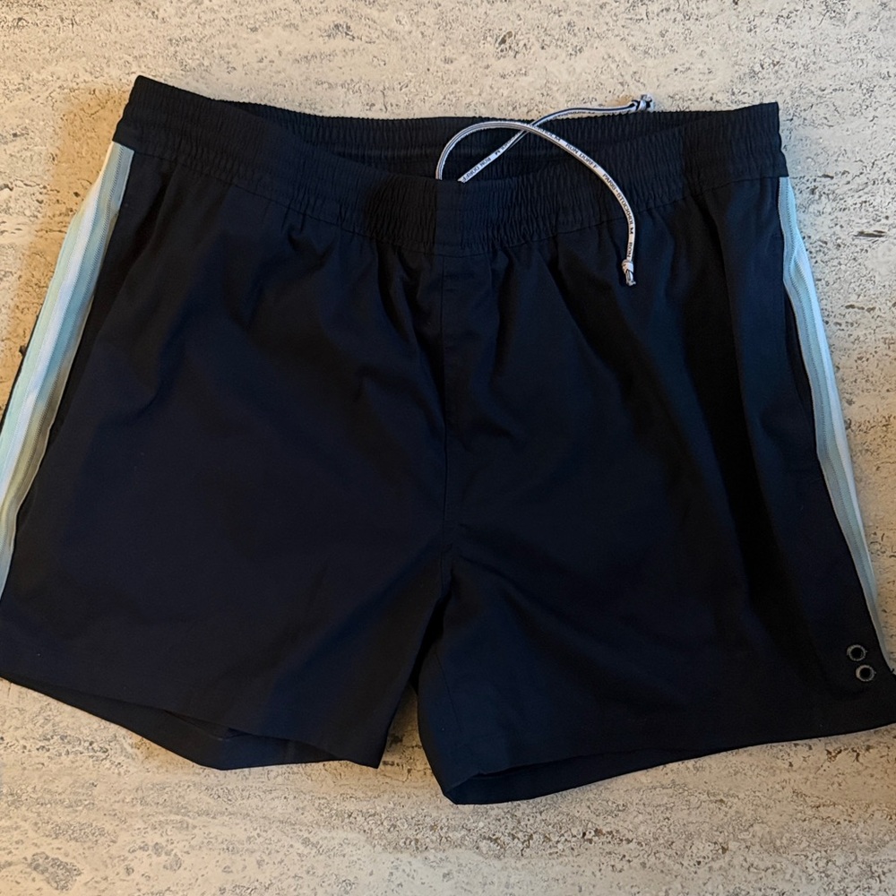 Ron Dorff Black Swim Trunks with Accents on each side - Picture 5 of 5